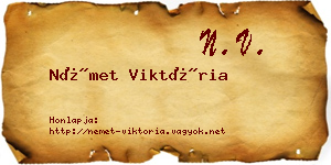 Német Viktória névjegykártya